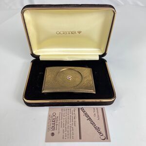 Vintage Cyprus OC Tanner Achievement Award Belt Buckle w Gold Centerpiece Emblem